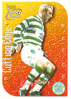 Craig Burley Celtic Glasgow 1999 Futera Fans' Selection Cutting Edge #CE5